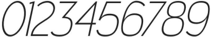 Gorga Sans Light Extra Expanded Italic otf (300) Font OTHER CHARS