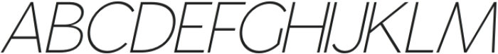 Gorga Sans Light Extra Expanded Italic otf (300) Font