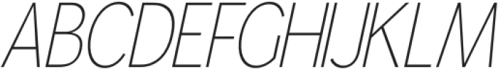 Gorga Sans Light Italic otf (300) Font UPPERCASE
