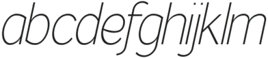Gorga Sans Light Semi Expanded Italic otf (300) FONT