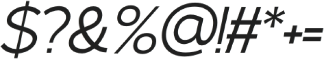 Gorga Sans Medium Ultra Expanded Italic otf (500) Font OTHER CHARS