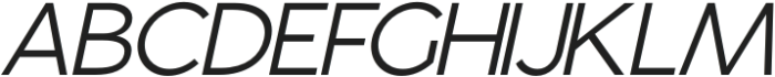 Gorga Sans Medium Ultra Expanded Italic otf (500) Font
