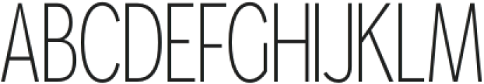 Gorga Sans Regular Condensed otf (400) Font UPPERCASE
