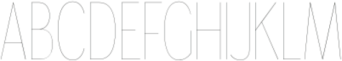 Gorga Sans Thin Condensed otf (100) Font UPPERCASE