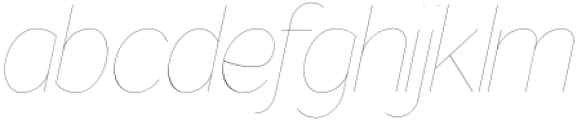 Gorga Sans Thin Expanded Italic otf (100) FONT