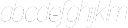Gorga Sans Thin Semi Expanded Italic otf (100) FONT