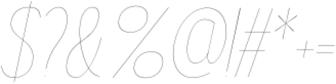 Gorga Sans Thin SemiCondensed Italic otf (100) Font OTHER CHARS