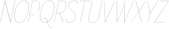 Gorga Sans Thin SemiCondensed Italic otf (100) Font UPPERCASE