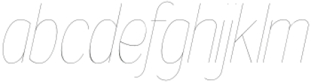 Gorga Sans Thin SemiCondensed Italic otf (100) FONT