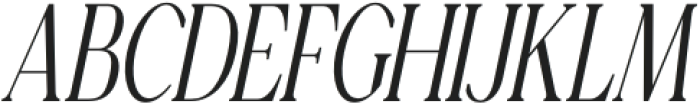 Gorga T Black Condensed It otf (900) Font UPPERCASE