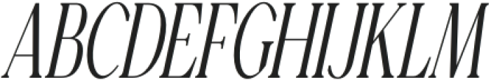 Gorga T Black Extra Condensed It otf (900) Font UPPERCASE