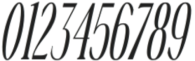 Gorga T Black Ultra Condensed it otf (900) Font OTHER CHARS