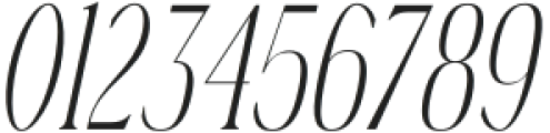 Gorga T Medium Condensed It otf (500) Font OTHER CHARS