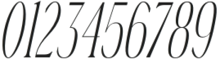Gorga T Medium Extra Condensed It otf (500) Font OTHER CHARS