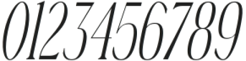 Gorga T SemiBold Condensed It otf (600) Font OTHER CHARS