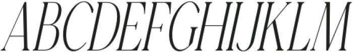 Gorga T SemiBold Condensed It otf (600) Font UPPERCASE