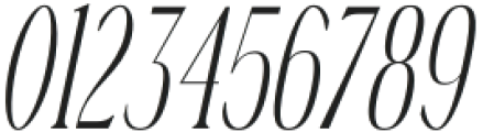 Gorga T SemiBold Extra Condensed It otf (600) Font OTHER CHARS
