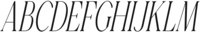 Gorga T SemiBold Extra Condensed It otf (600) Font UPPERCASE