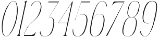 Gorga T Thin Condensed it otf (100) Font OTHER CHARS
