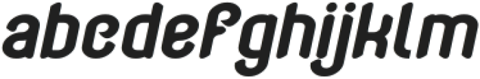 Gorgeous Bold Italic otf (700) Font LOWERCASE