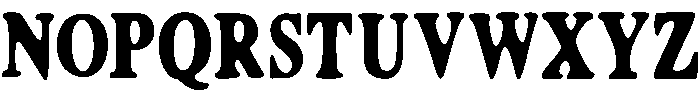 Gorgeous SANS Regular otf (400) Font UPPERCASE