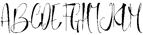 Gorgeous otf (400) Font UPPERCASE