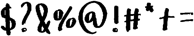 Gorgeous ttf (400) Font OTHER CHARS