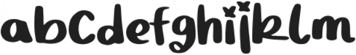 Gorilazy Regular ttf (400) Font LOWERCASE