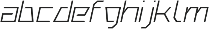 Gorilla Thin Italic otf (100) Font LOWERCASE