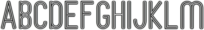 Gorthary Regular otf (400) Font UPPERCASE