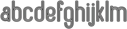 Gorthary Regular otf (400) Font LOWERCASE