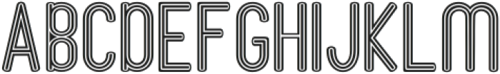 Gorthary Regular ttf (400) Font UPPERCASE