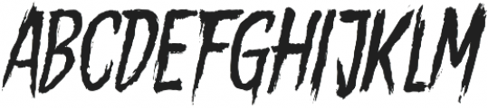 Gory Madness otf (400) Font LOWERCASE