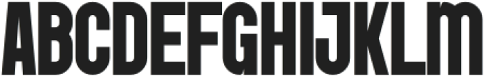 Gosans Condensed Regular otf (400) Font UPPERCASE