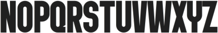Gosans Condensed Regular otf (400) Font UPPERCASE