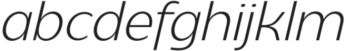 Gosent ExtraLight Oblique otf (200) FONT