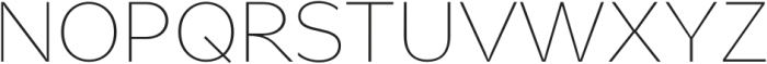 Gosent Thin otf (100) Font UPPERCASE