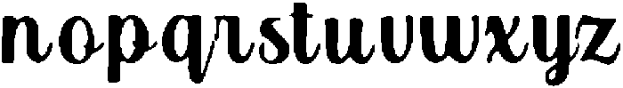 Goside ttf (400) Font LOWERCASE