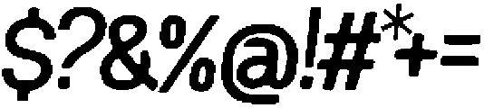 Gosiko ttf (400) Font OTHER CHARS