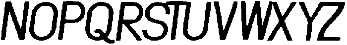 Gosiko ttf (400) Font UPPERCASE