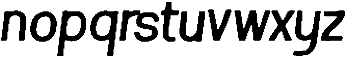 Gosiko ttf (400) Font LOWERCASE