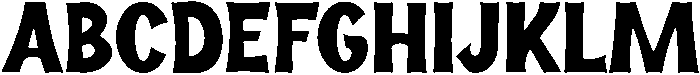 Gotens otf (400) Font UPPERCASE