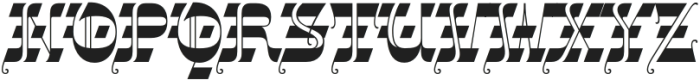 Gothalian ExtraBold Cd otf (700) Font UPPERCASE