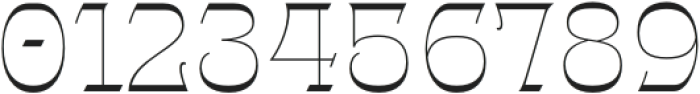 Gothalian ExtraLight otf (200) Font OTHER CHARS