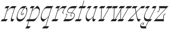 Gothalian Light Slant Cd otf (300) Font LOWERCASE