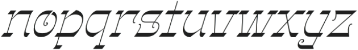 Gothalian Light Slant otf (300) Font LOWERCASE