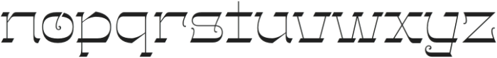 Gothalian Light Xp otf (300) Font LOWERCASE