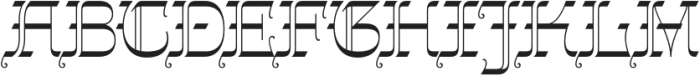 Gothalian Light otf (300) Font UPPERCASE