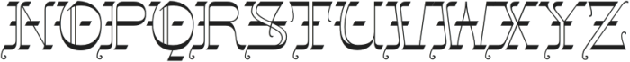 Gothalian Light otf (300) Font UPPERCASE