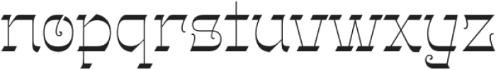 Gothalian Light otf (300) Font LOWERCASE